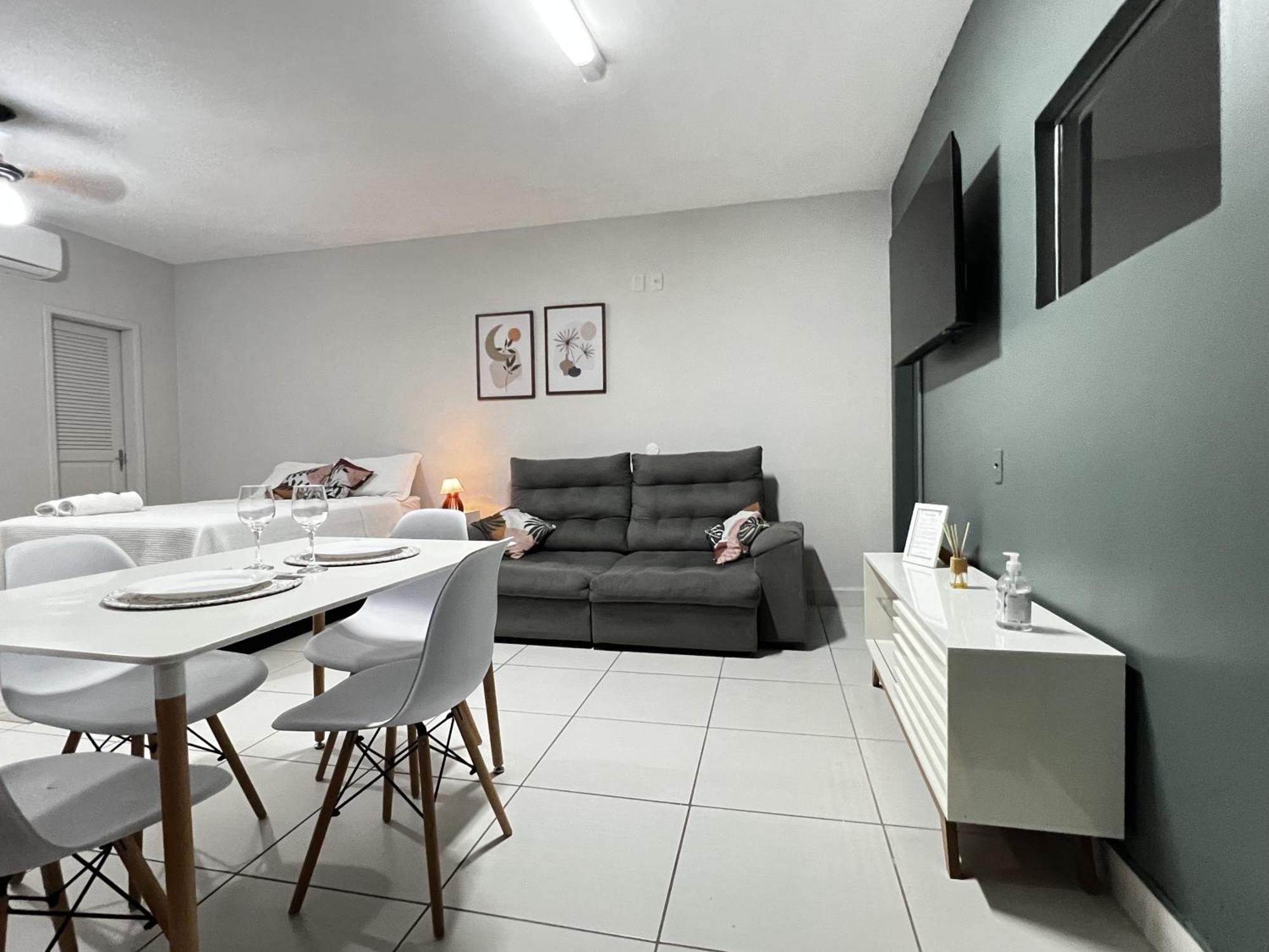 Apartamento Kitnet Aconchegante Em Ambiente Familiar A 100m Camburi Com Garagem *